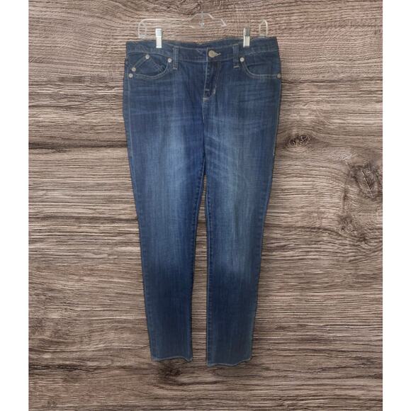 Rock & Republic Women’s Berlin Dark Wash Straight Leg Jeans Size 12 - Picture 1 of 9